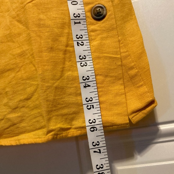 AMERICAN EAGLE Mustard Yellow Button Strappy Sundress Womens XL - Picture 8 of 16